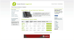 Desktop Screenshot of handy-flatrate-magazin.de